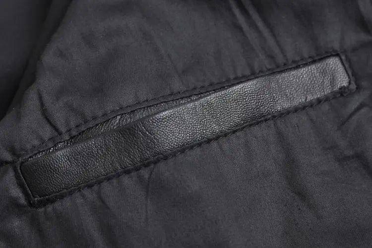 Oslo - Leder Bomberjacke