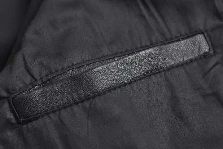 Oslo - Leder Bomberjacke