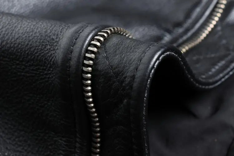 Oslo - Leder Bomberjacke