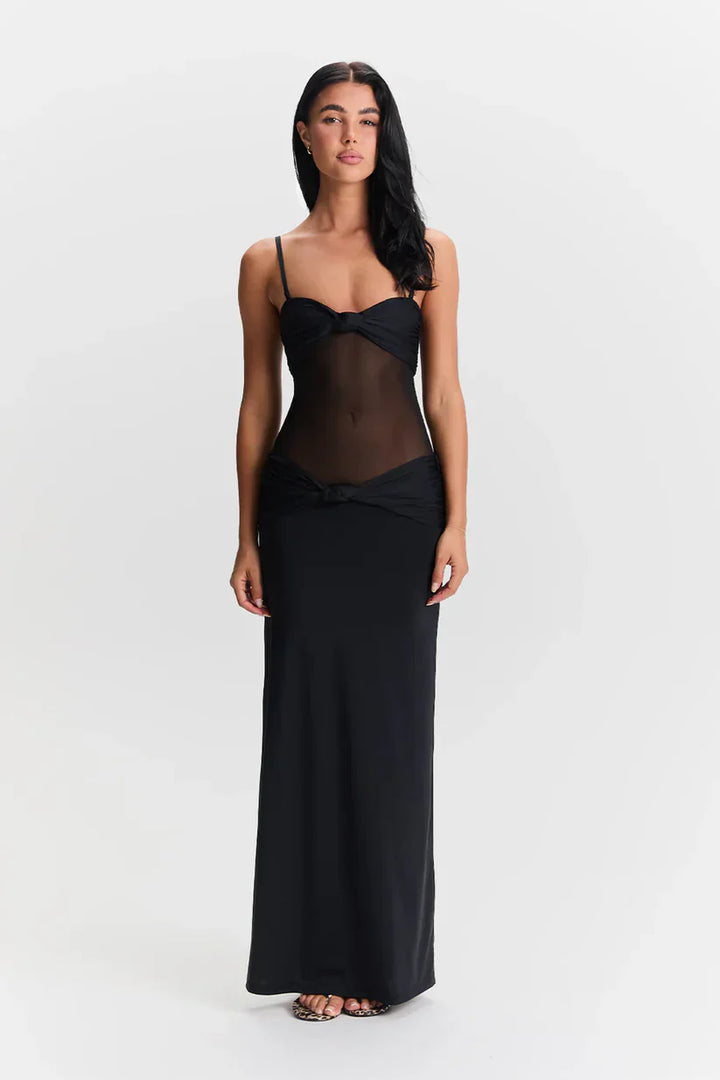 Zola | Maxikleid mit abnehmbaren Trägern