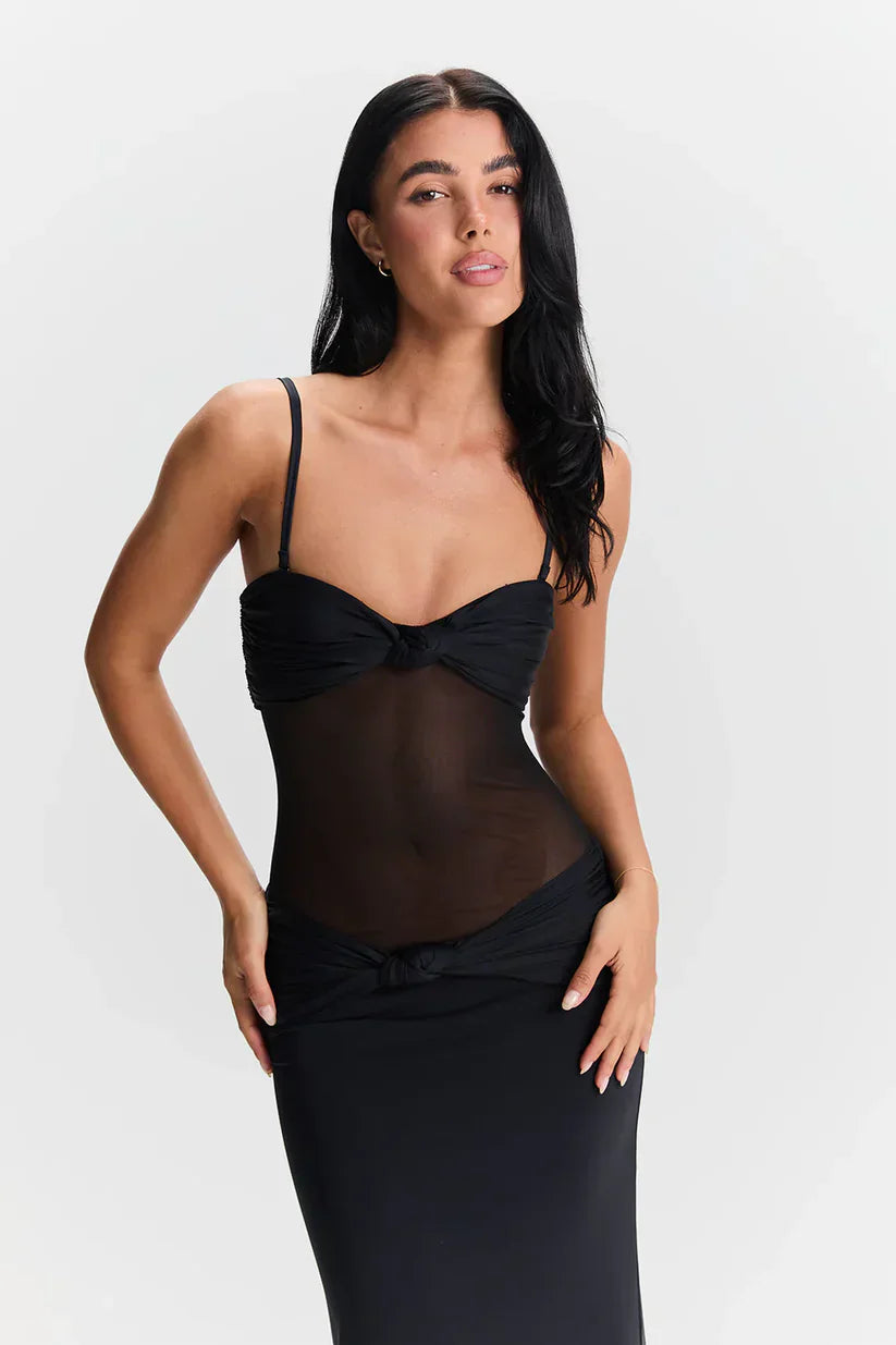 Zola | Maxikleid mit abnehmbaren Trägern