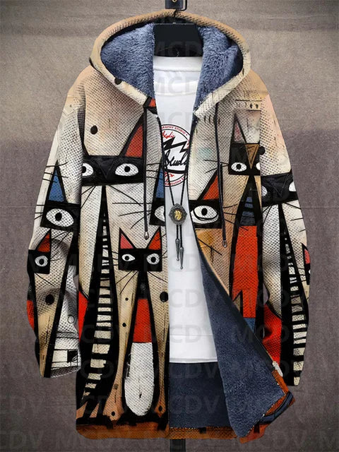 Kiara - Luxuriöser Cardigan mit künstlerischer Inspiration