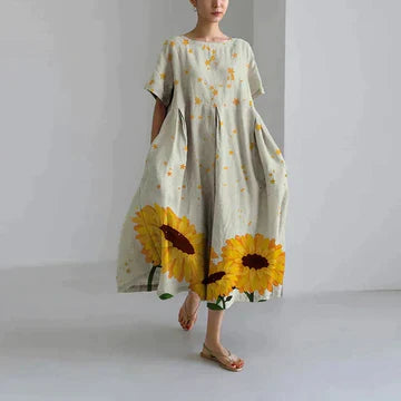 Calliope - Elegantes Kleid mit Blumenmuster
