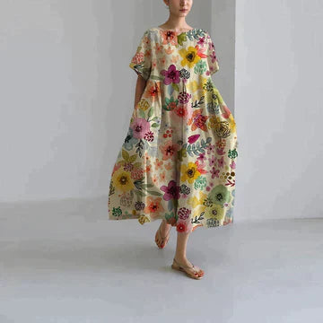 Calliope - Elegantes Kleid mit Blumenmuster