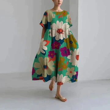 Calliope - Elegantes Kleid mit Blumenmuster
