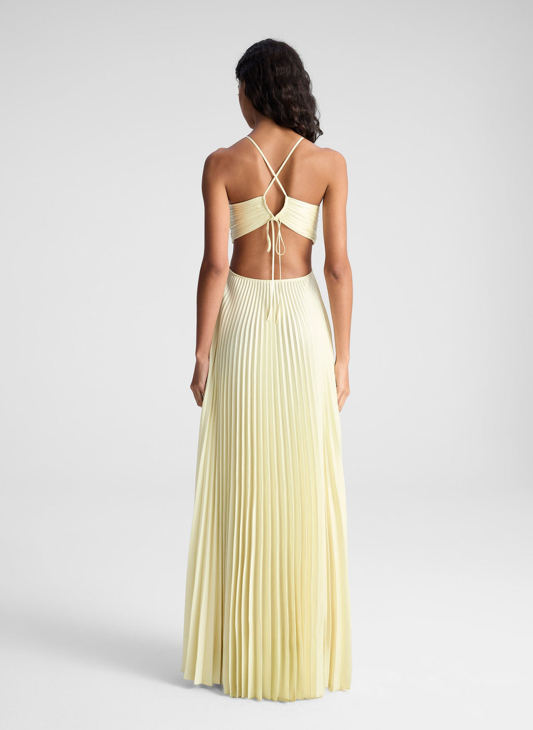 Sienna™ - Plissiertes Sunrise-Abendkleid