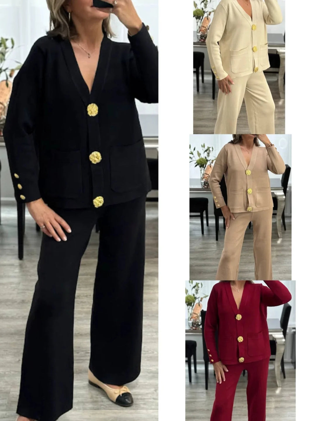 CELESTE - Luxus-Strickset