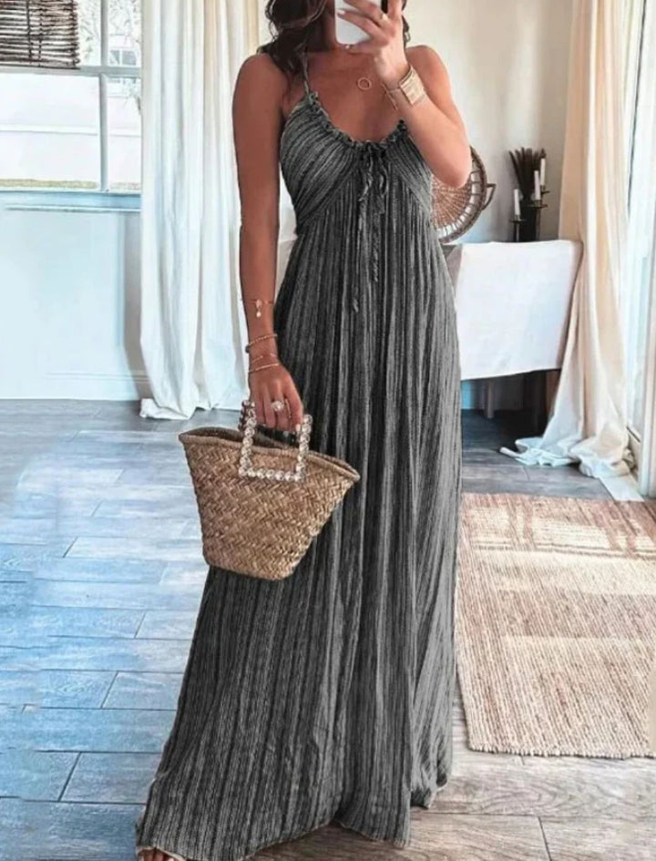 Lenara™ | Sommerliches Hochbundkleid