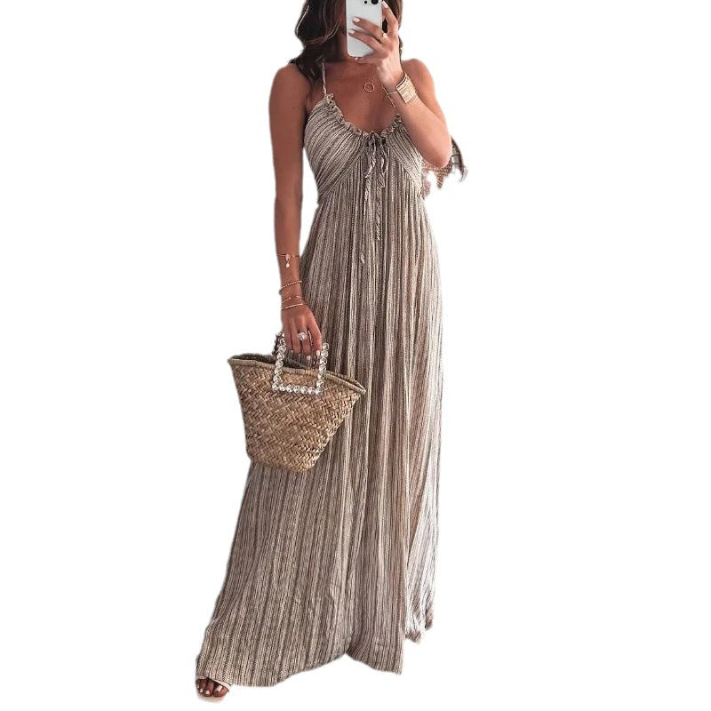 Lenara™ | Sommerliches Hochbundkleid