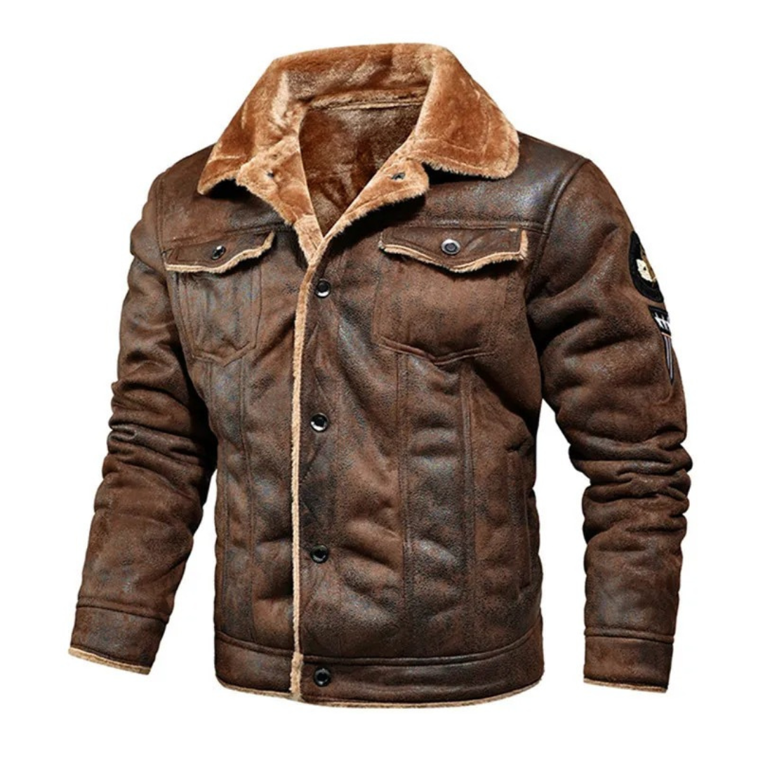 Aksel - Warme Lederjacke