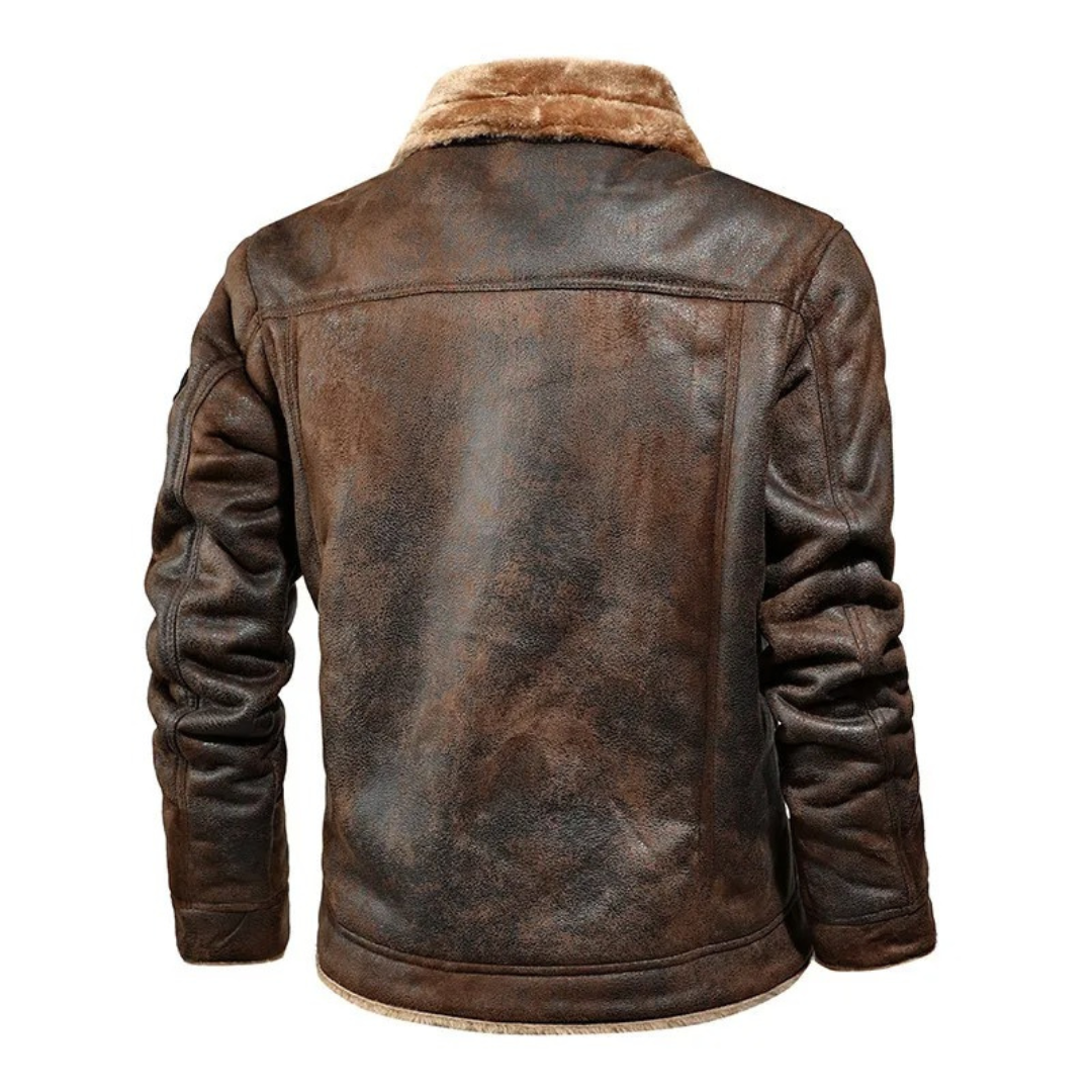 Aksel - Warme Lederjacke