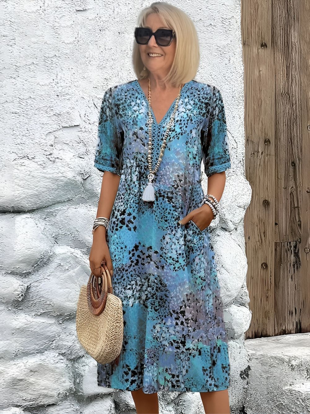 Sanne™ | Lebhaftes Kleid