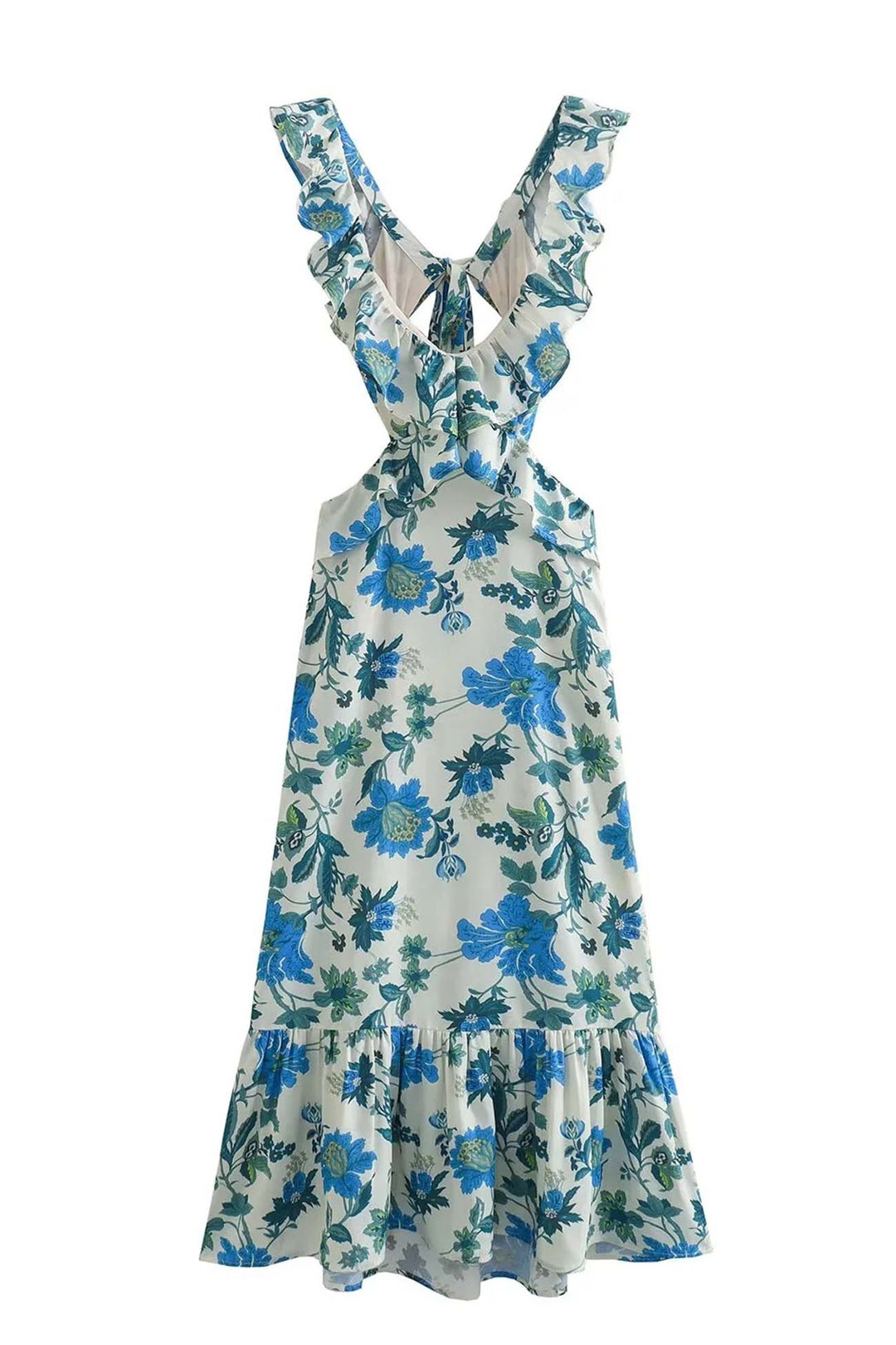 Azaria™ | Geblümtes Kleid mit Rüschen