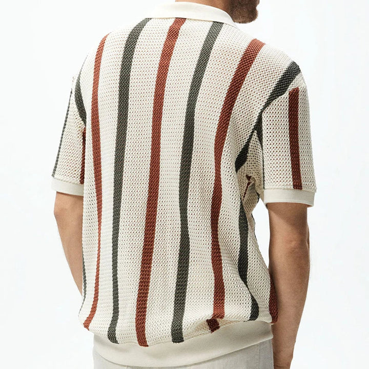 Clement - Gestreiftes Poloshirt mit lockerer Passform