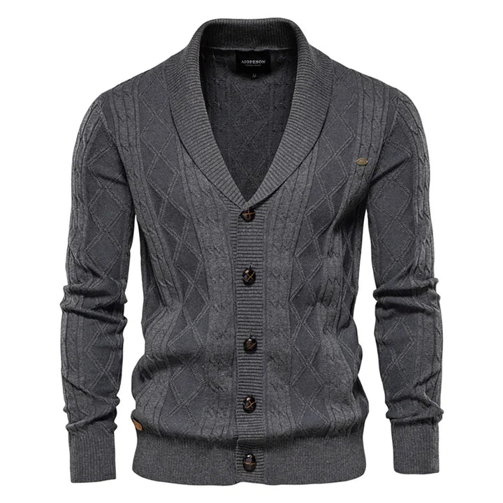 Ivor - Herren Cardigan mit Knöpfen