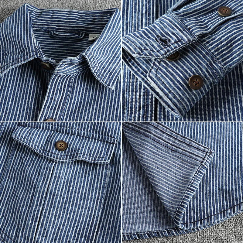 Riven - Classic Denim-Shirt