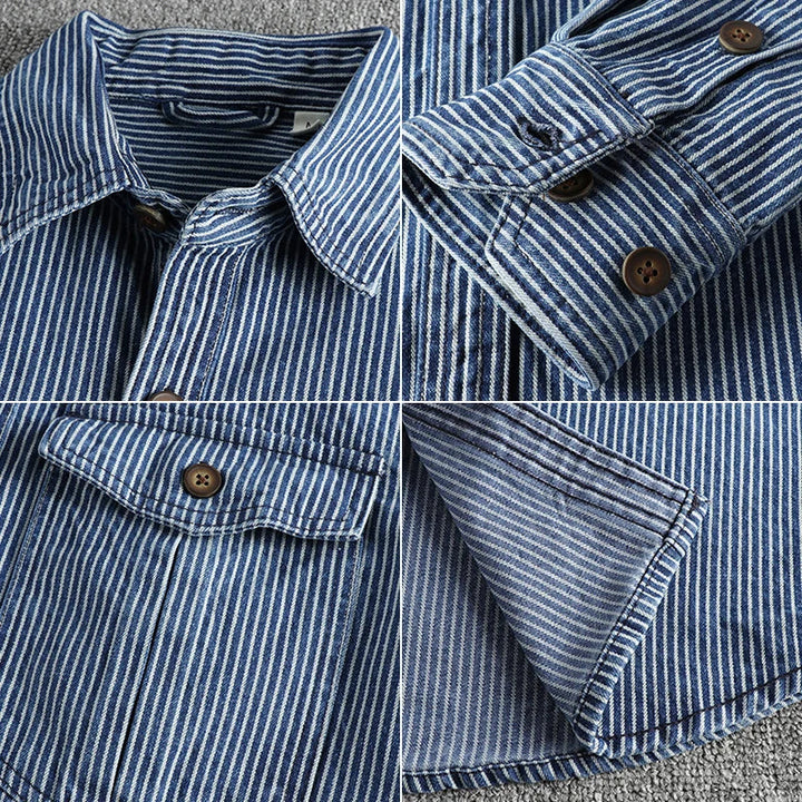 Riven - Classic Denim-Shirt