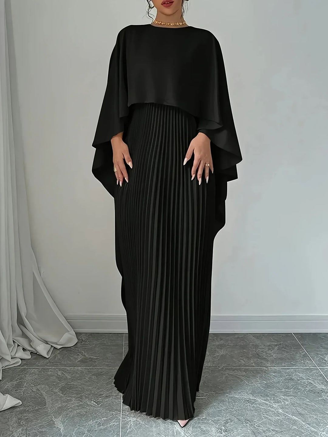 Char | Maxikleid mit Cape
