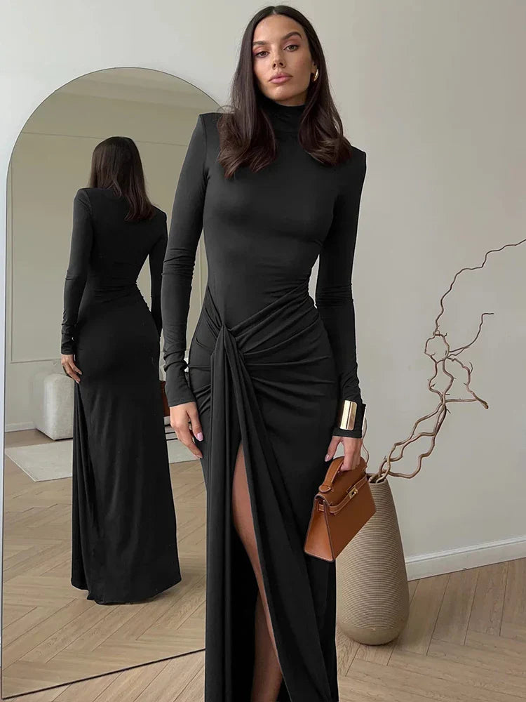 Nyomi™ | Modernes Kleid mit hohem Schlitz