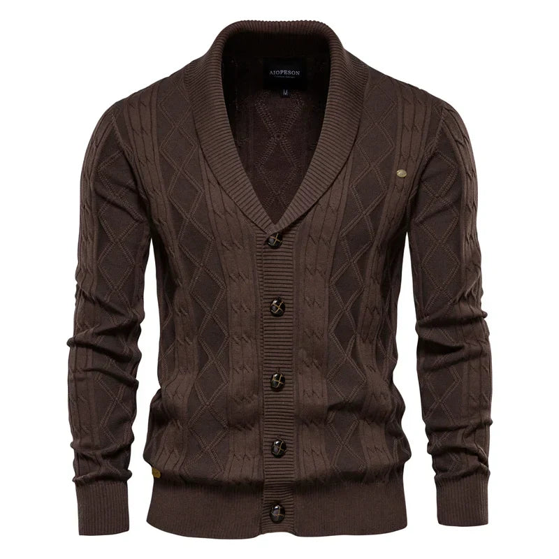 Ivor - Herren Cardigan mit Knöpfen