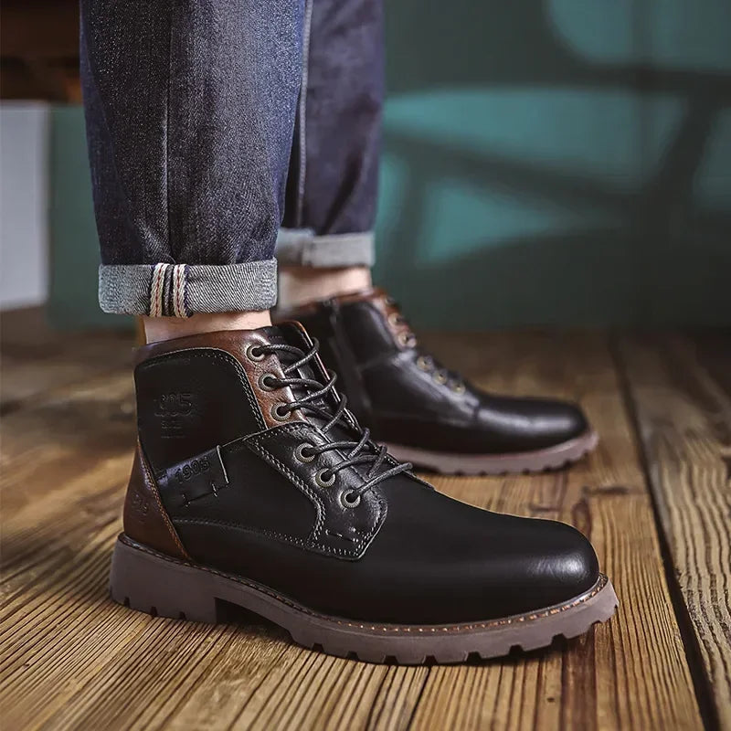 Michel™ - Herren Casual Boots im britischen Stil aus Leder