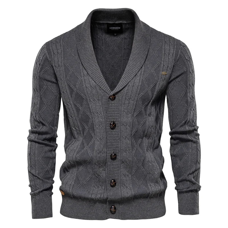 Ivor - Herren Cardigan mit Knöpfen