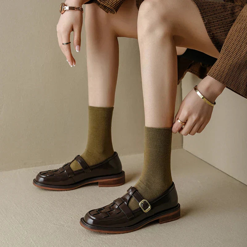 Lumerra – Retro Mary Jane Flats