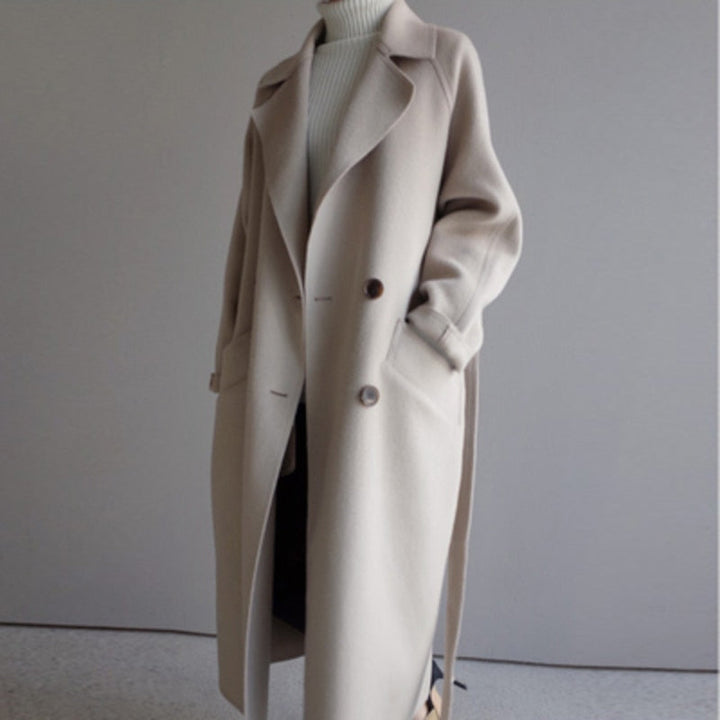 Clarissa -  Damen Trenchcoat aus Wolle