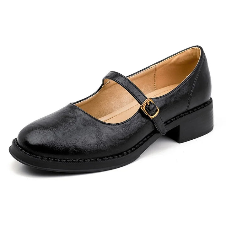 Aurelia - Klassische Bequeme Mary Janes aus Leder