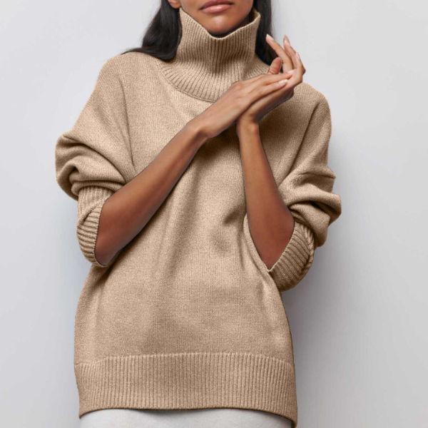 Margot - Gestrickter Rollkragenpullover