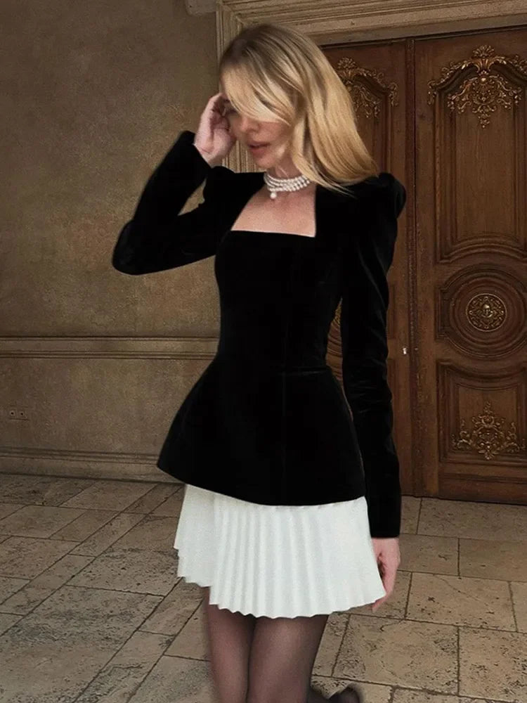Celia™ | Klassisches Kontrastkleid
