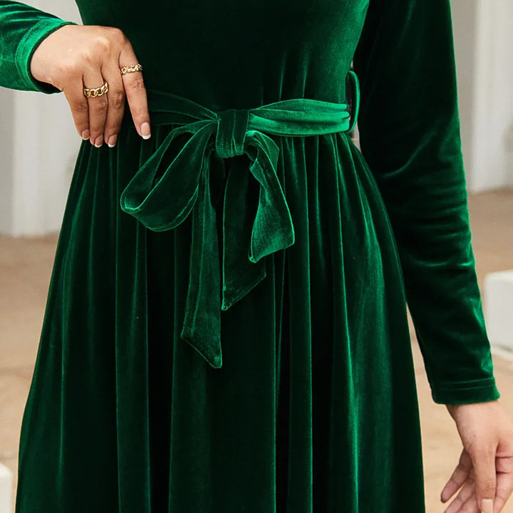 Dalia™ | Luxuriöses Samtkleid