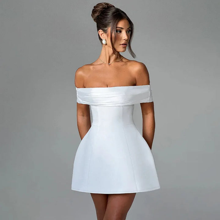 Emra™ | Elegantes Off-Shoulder-Kleid