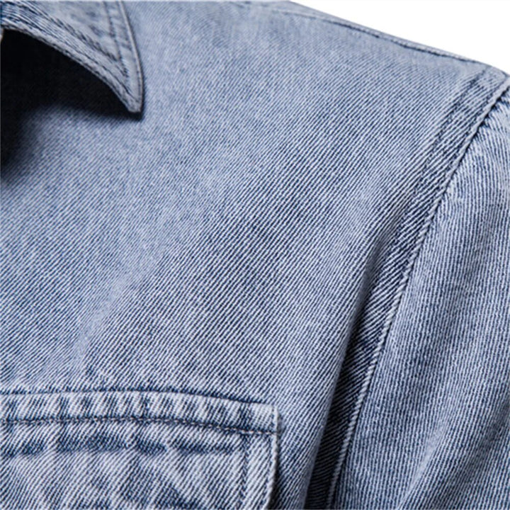 Aaden - Luxurious Denim-Hemd