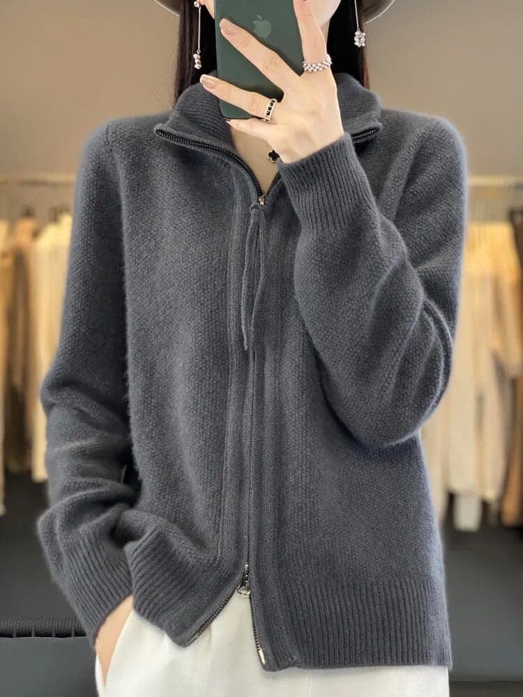 Brittany | Pullover mit Reißverschluss
