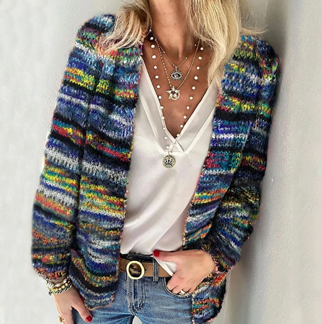 Blondie | Gestreifter Cardigan
