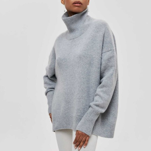 Margot - Gestrickter Rollkragenpullover