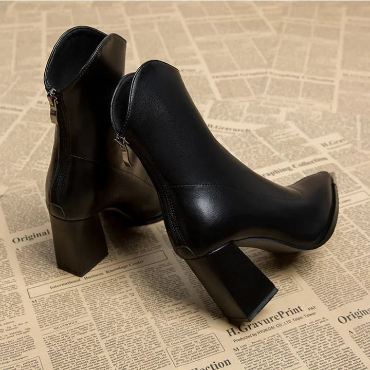 Michaela | Stiefel mit Chromspitze