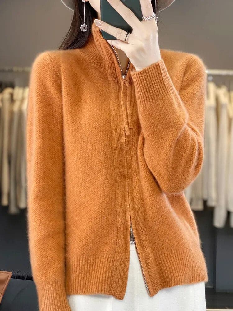 Brittany | Pullover mit Reißverschluss