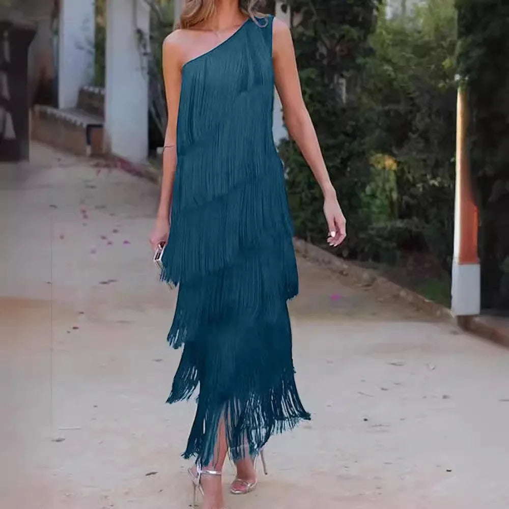 Paulina™ | Auffälliges Fransenkleid