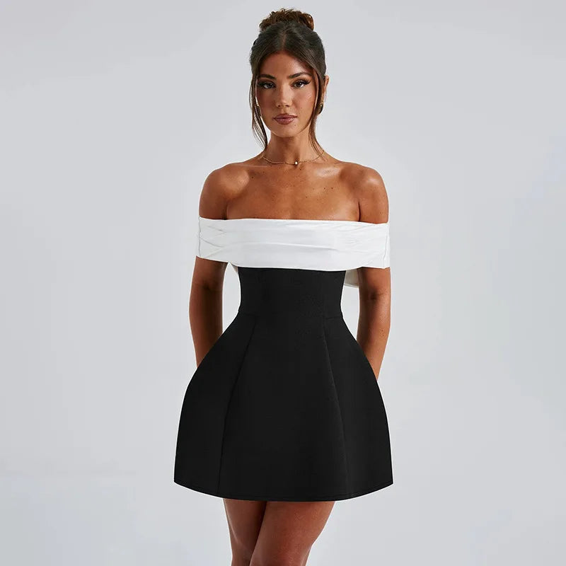 Emra™ | Elegantes Off-Shoulder-Kleid