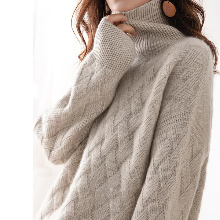 Cherry - Herbstlicher Rollkragenpullover