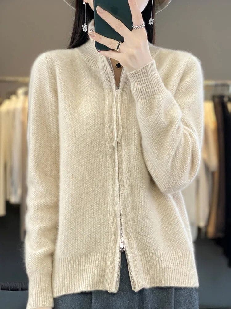 Brittany | Pullover mit Reißverschluss