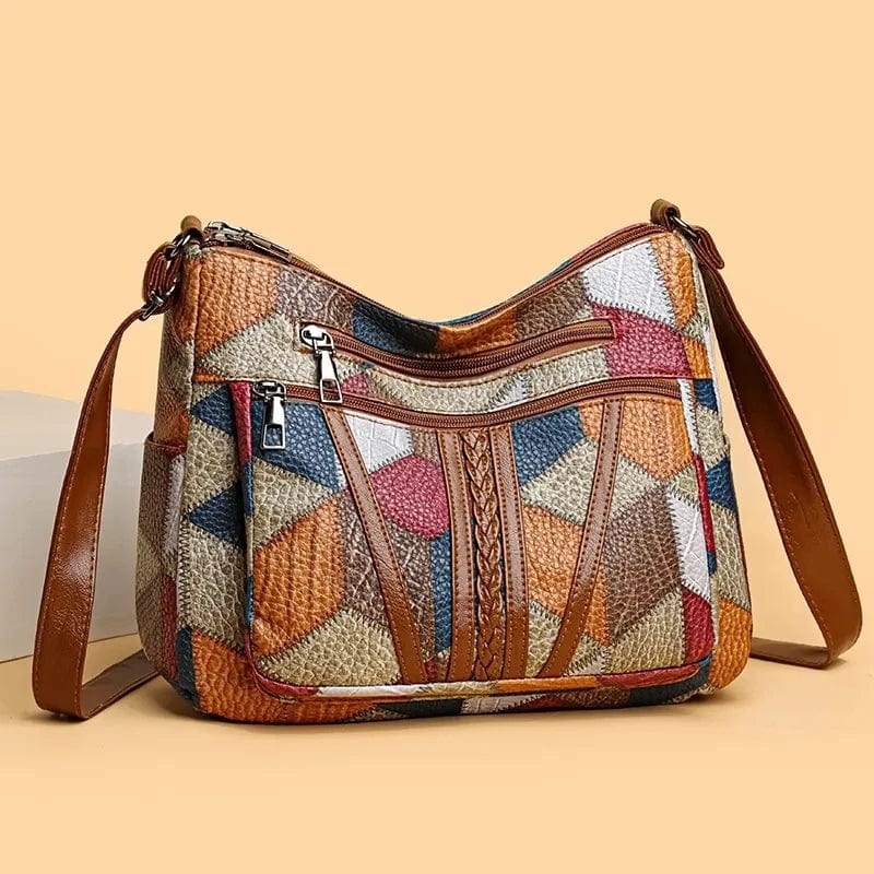 Avon – Mosaik-Lederhandtasche