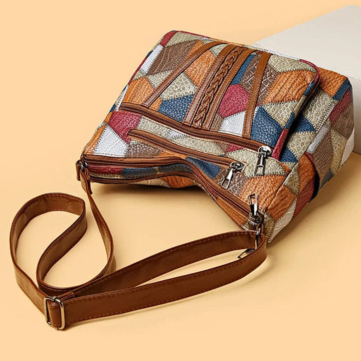 Avon – Mosaik-Lederhandtasche