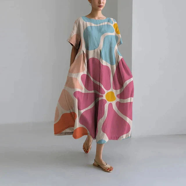 Calliope - Elegantes Kleid mit Blumenmuster