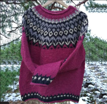 Ennie - Jacquard-Pullover