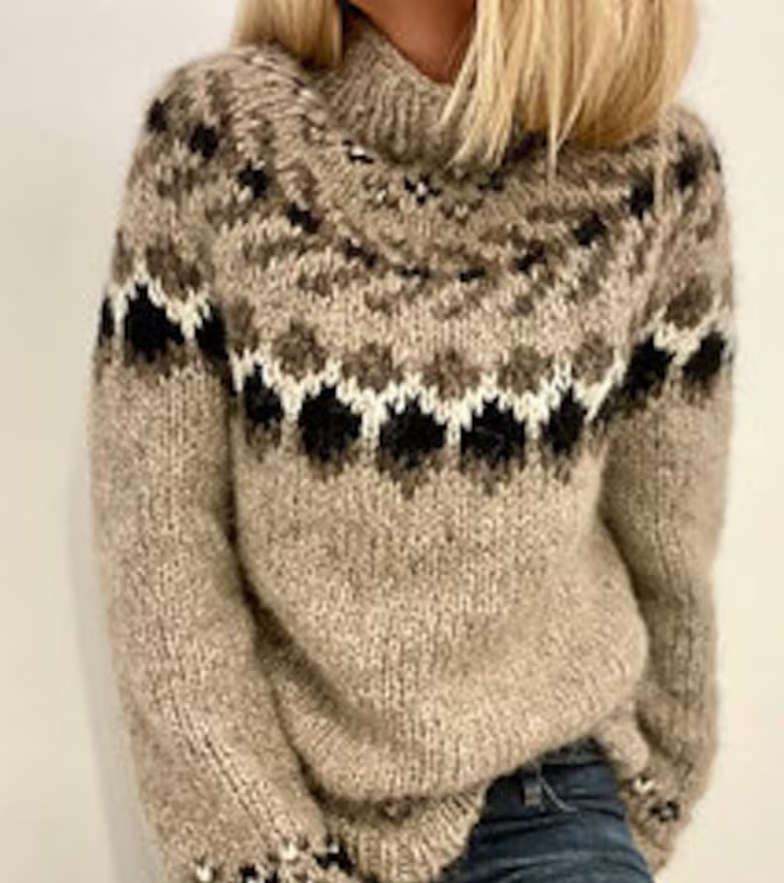 Brownie - Pullover mit Rundhalsausschnitt