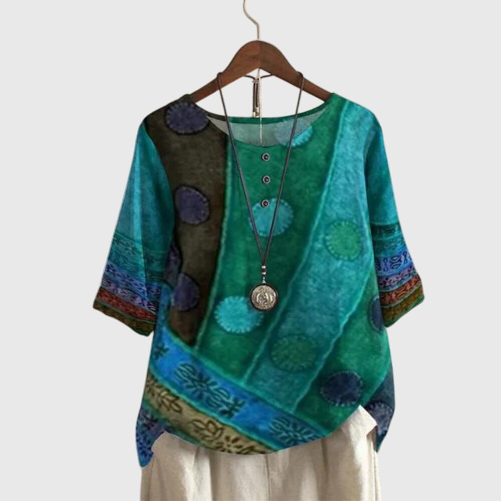 Valarie - Bunter Boho-Top