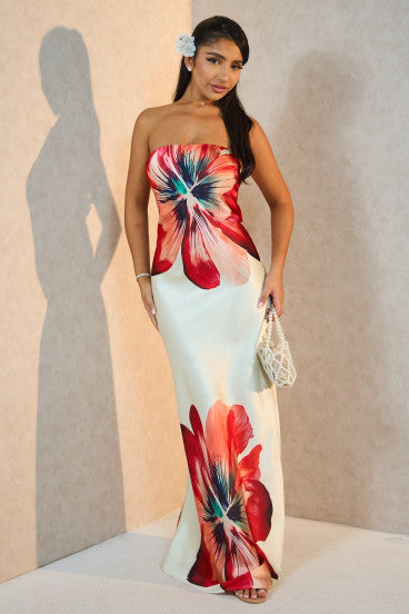Saima™ | Trägerloses Sommerkleid
